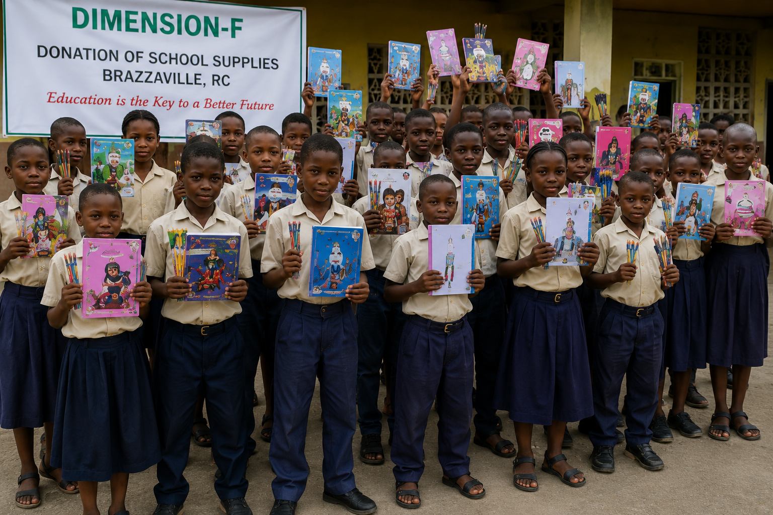 School Supplies Donation in Congo